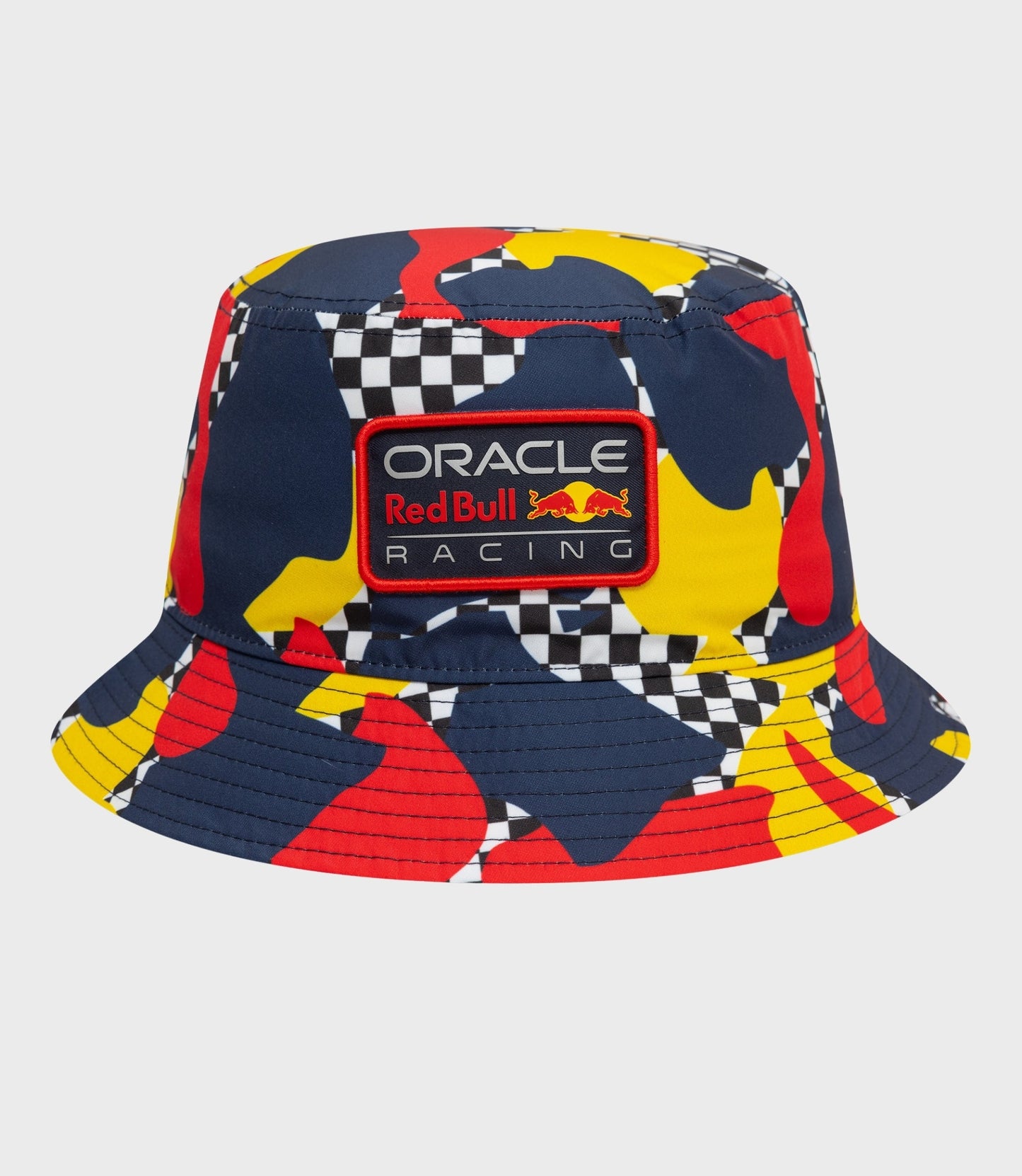 New Era X Oracle Red Bull Racing Abstract Tapered Bucket Hat - Dark Blue