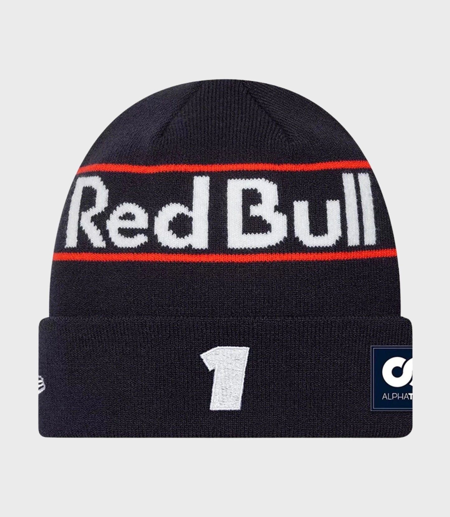 New Era x Oracle Red Bull Racing Rep Max Verstappen Cuff Knitted Beanie - Dark Blue