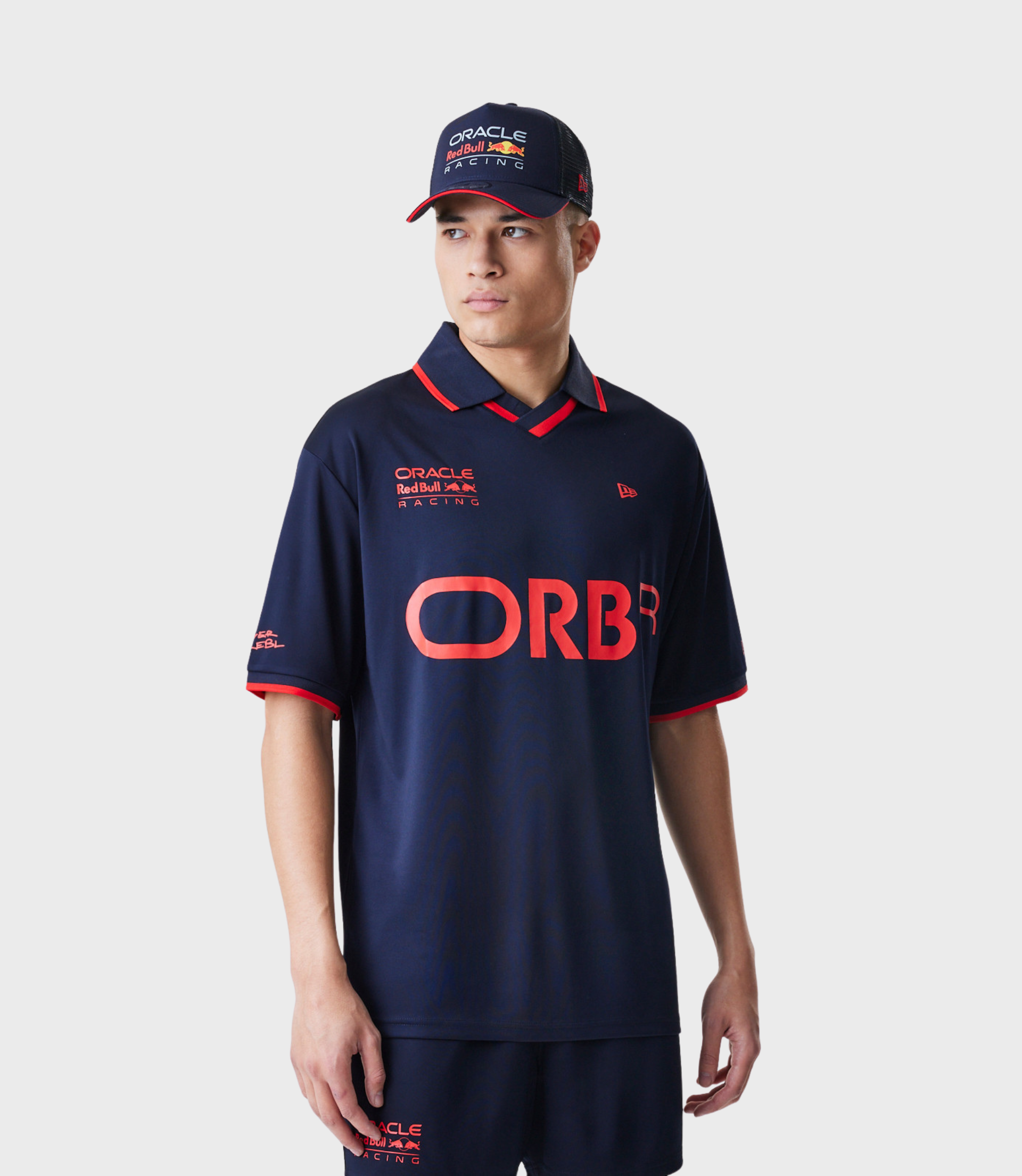 New Era Oracle Red Bull Racing Mens Graphic Football T-Shirt New Era Oracle Red Bull Racing Mens Graphic Football T-Shirt