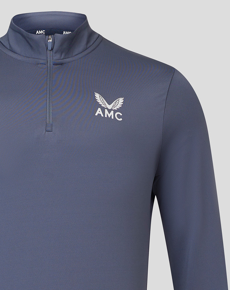 Men’s AMC Long Sleeve Core Quarter Zip Top – Clay Blue