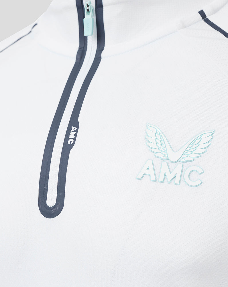 Men’s AMC Aeromesh Quarter Zip - White