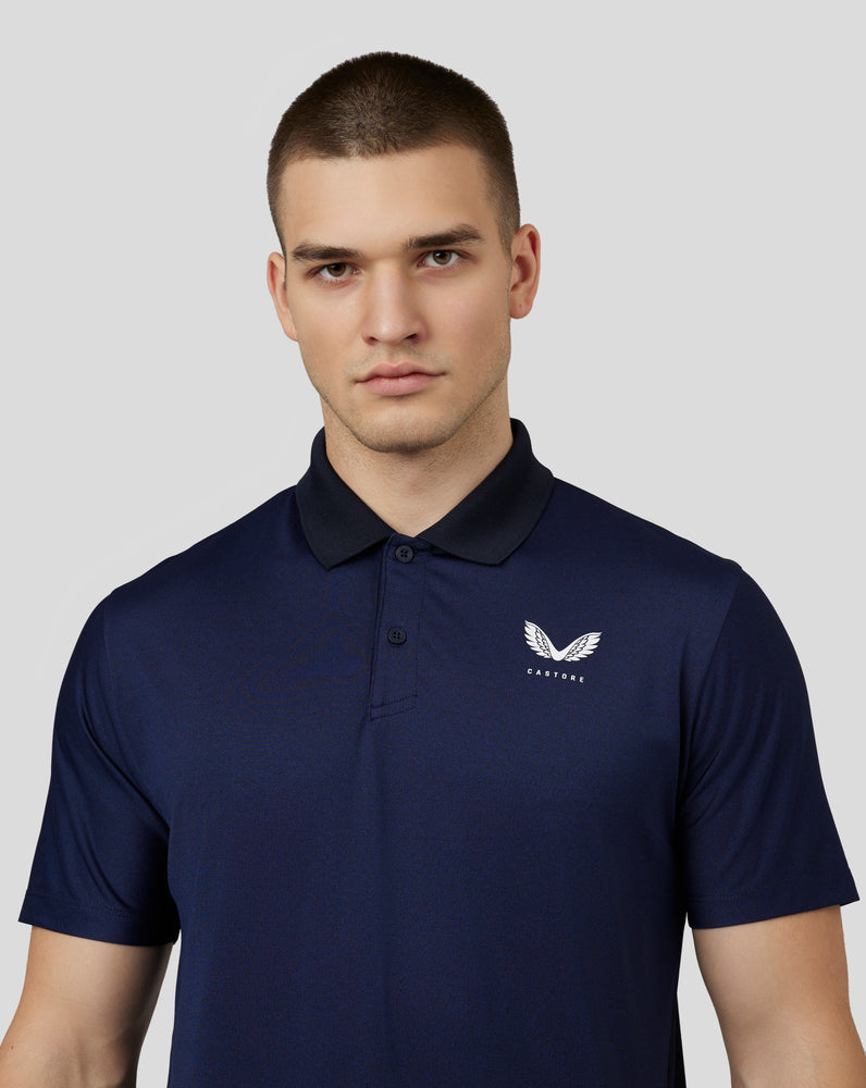Men's Golf Short Sleeve Breathable Polo - Midnight Navy