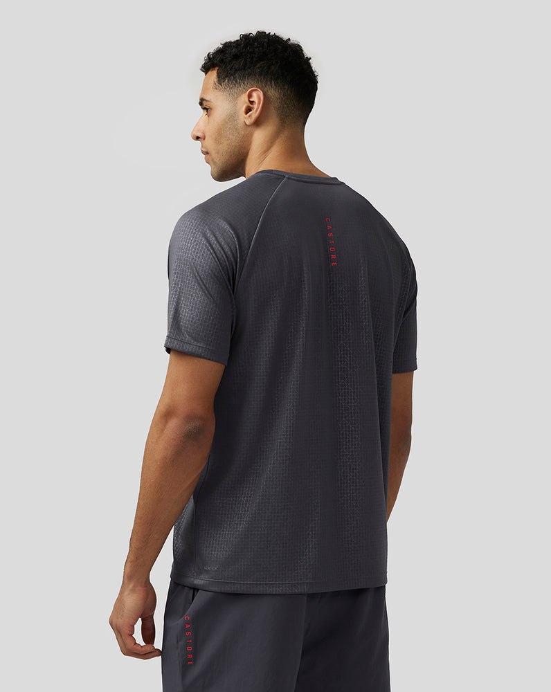 Men’s Adapt Short Sleeve Printed T Shirt - Grey