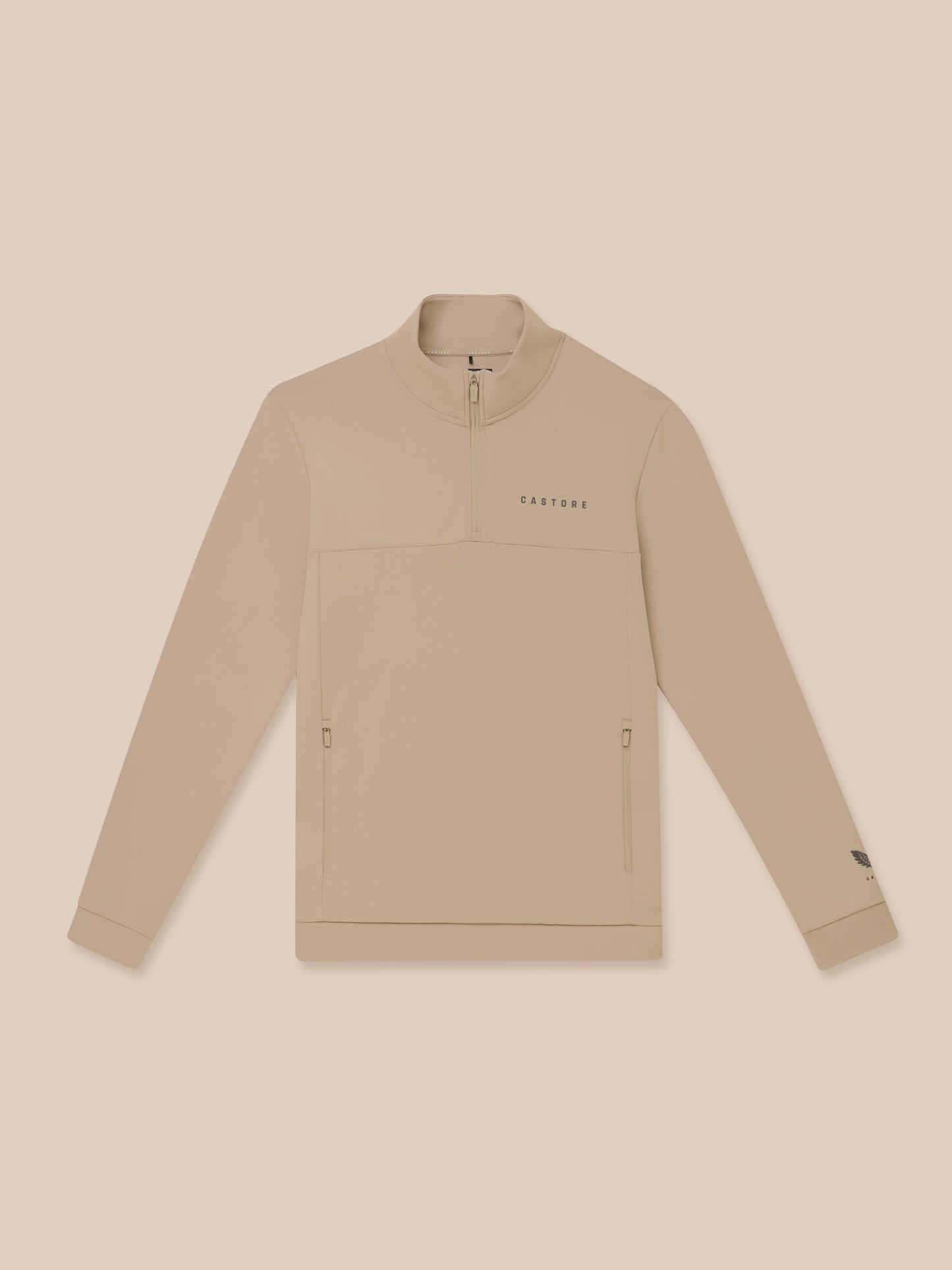 Flex Lifestyle 1/4 Zip - Mushroom/Gunmetal