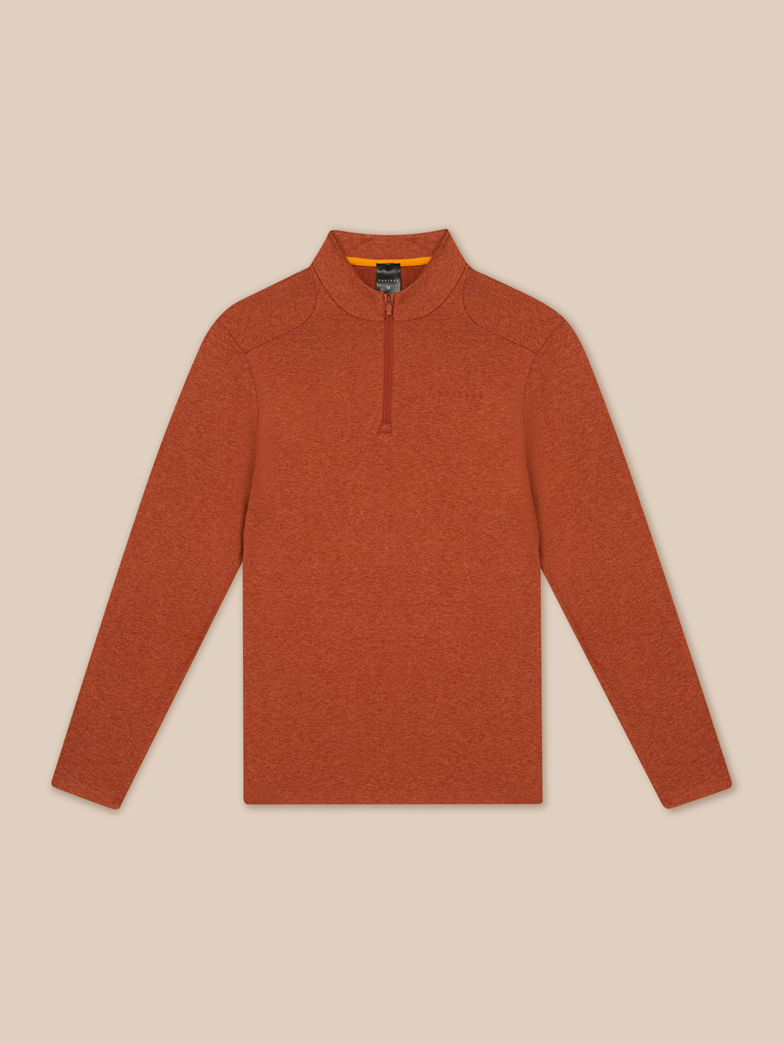 Elevated Lifestyle 1/4 Zip Top - Dark Rust