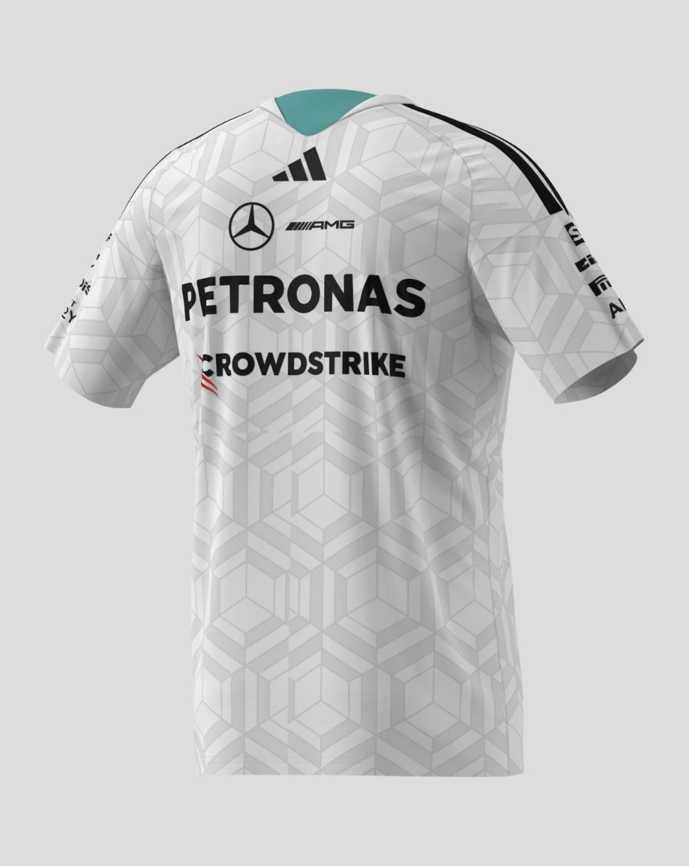 Mercedes AMG Petronas F1 Team Men's Driver T-Shirt - White