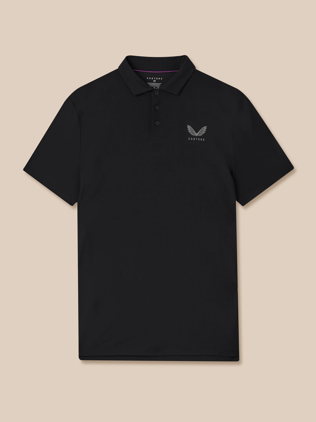 Men’s Golf Essential Short Sleeve Polo Top - Black