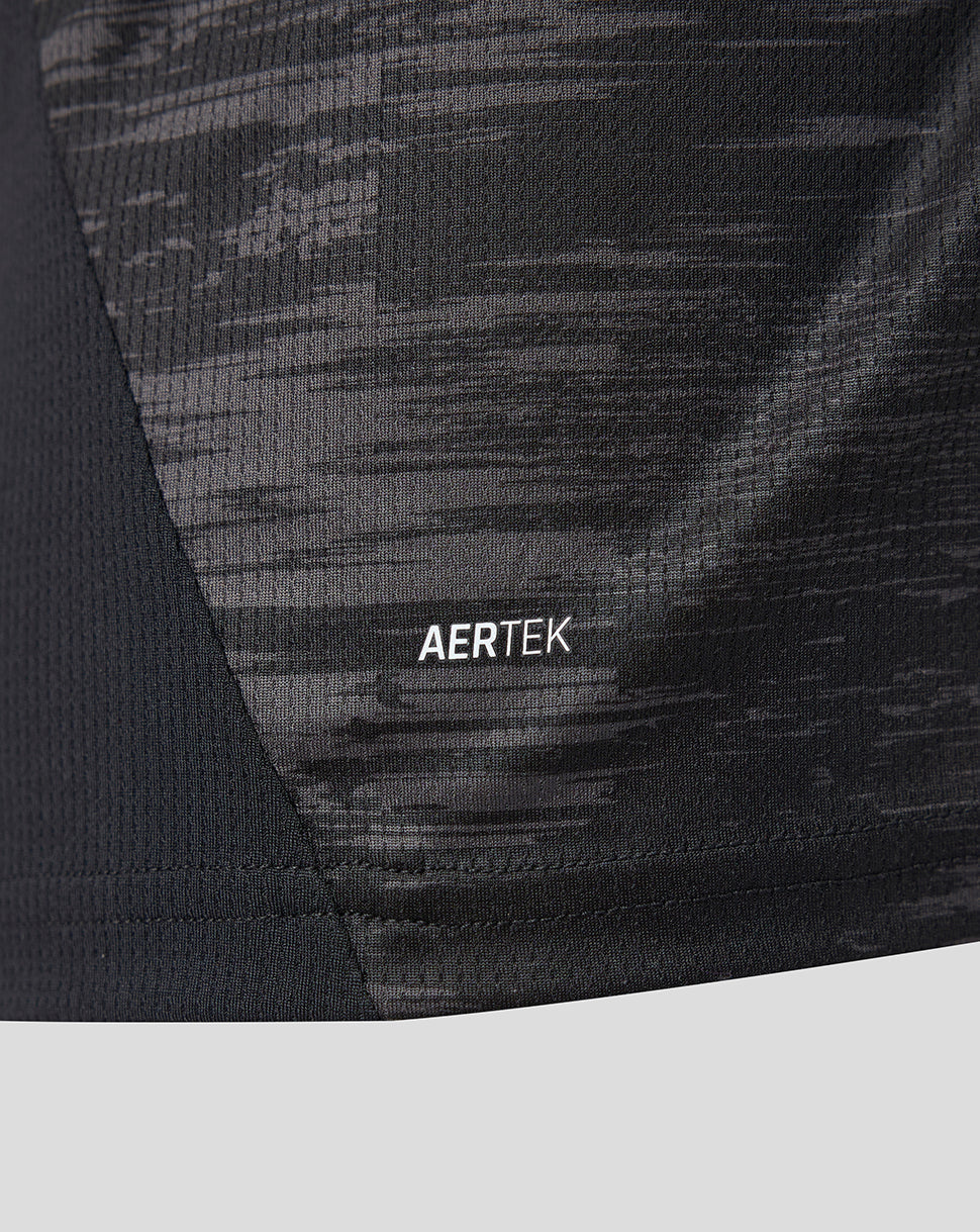 AERTEK branding on the side panel of the goalkeeper jersey