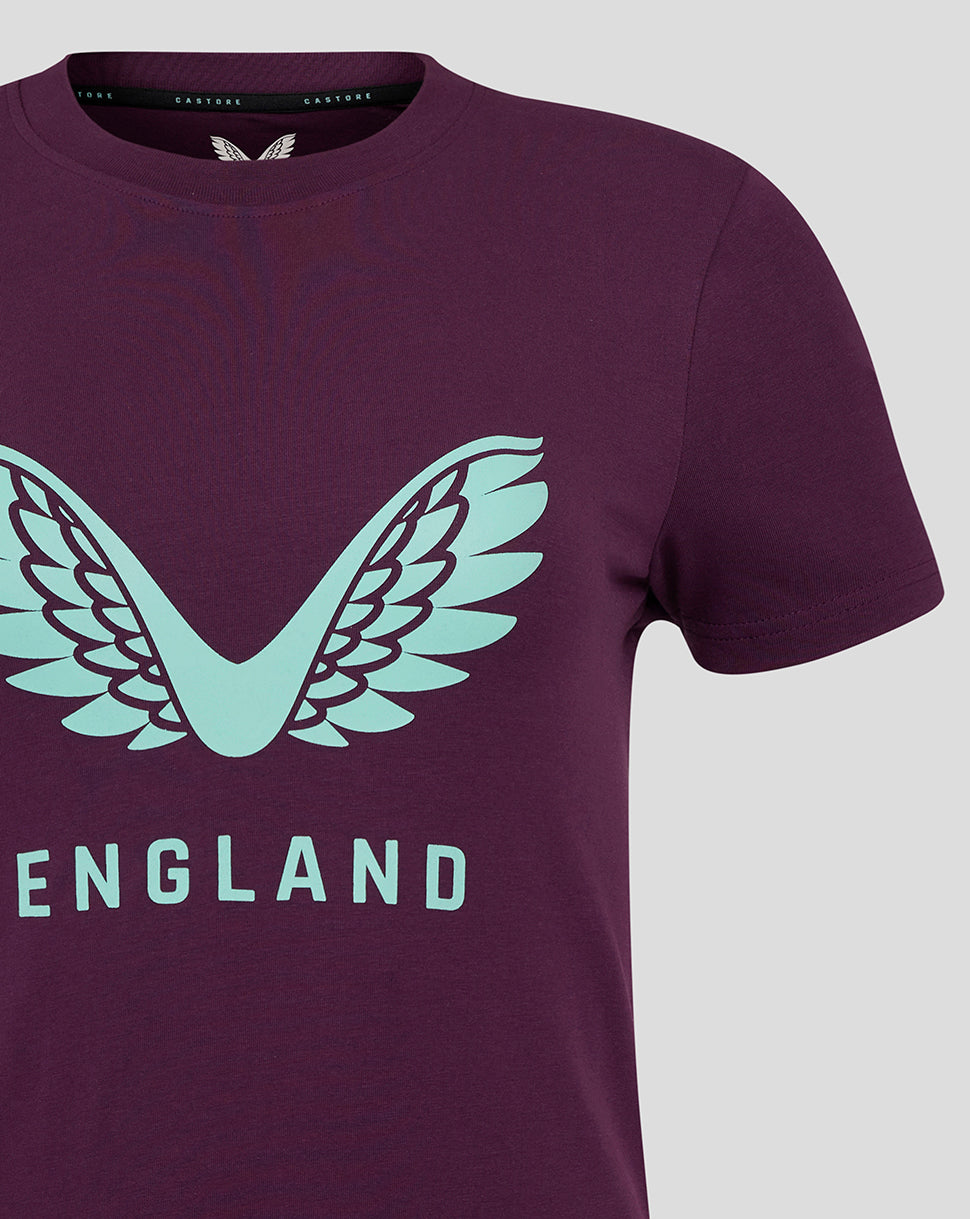 Women's England Cricket 25/26 Logo Tee