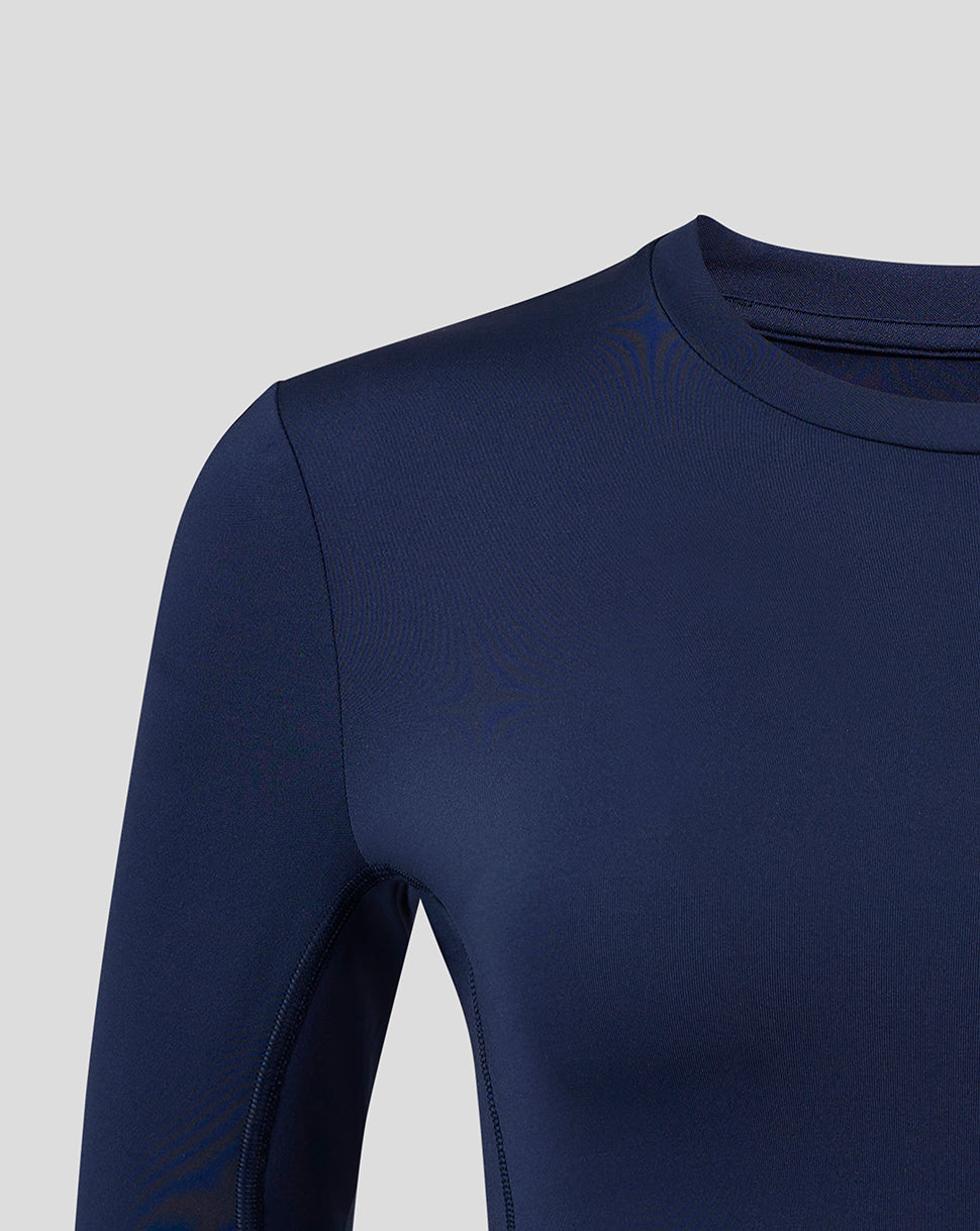 Womens Baselayer Long Sleeve Top - Peacoat