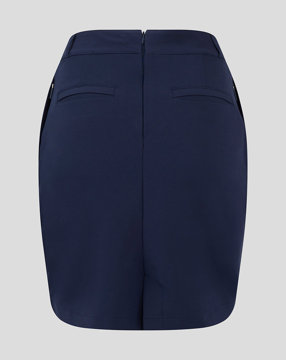 Womens Chino Skirt - Peacoat