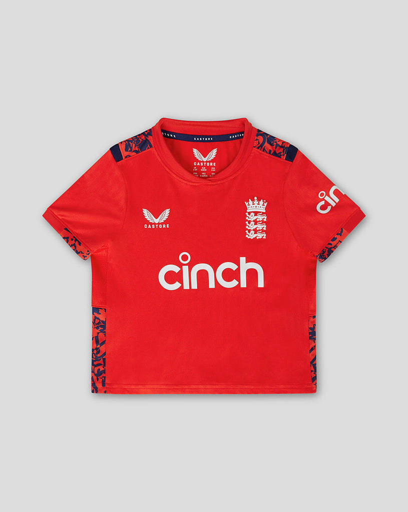 England Cricket Infant 24/25 T20 Short Sleeve Shirt