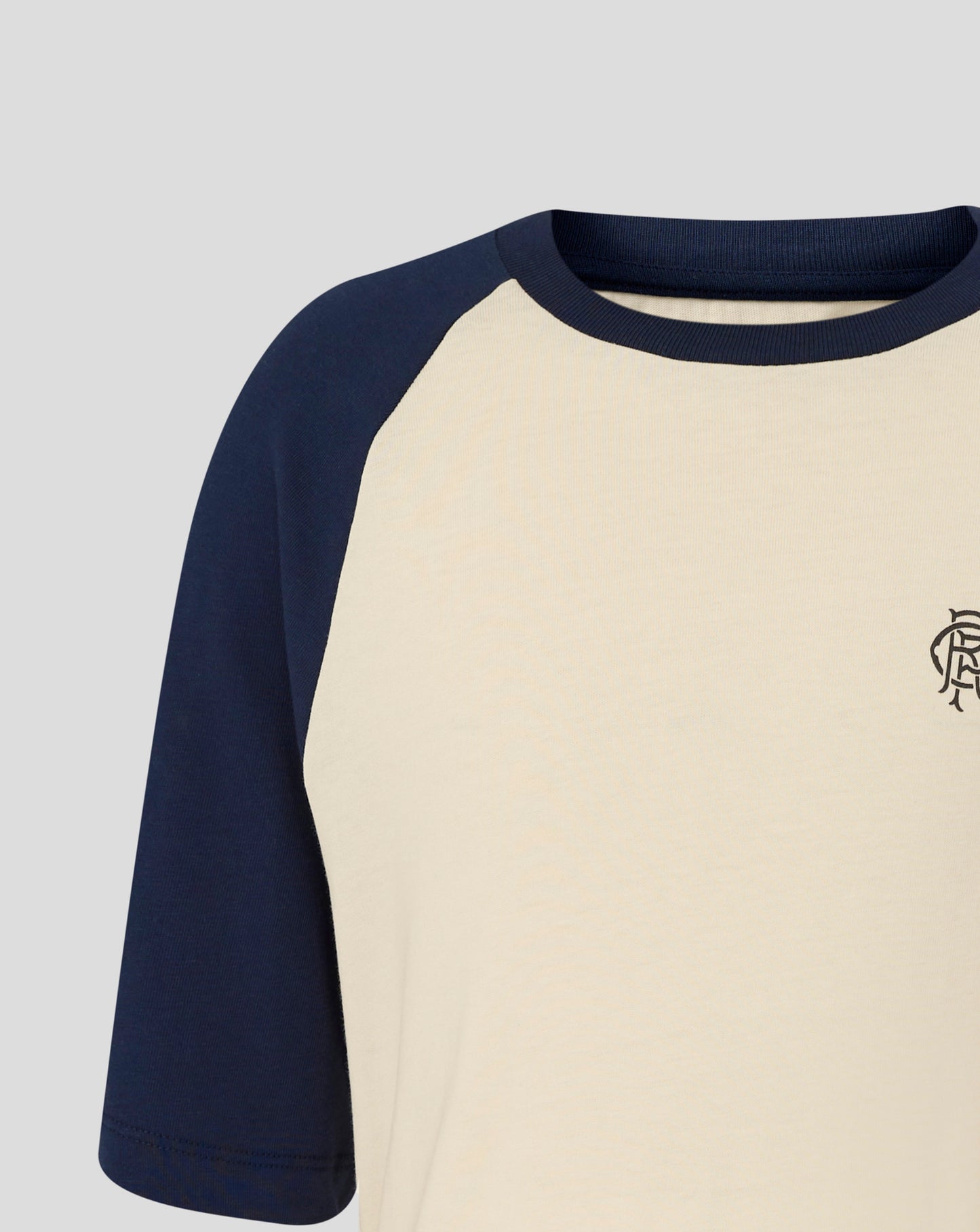 Rangers Junior 25/26 Contemporary Raglan Tee - Black