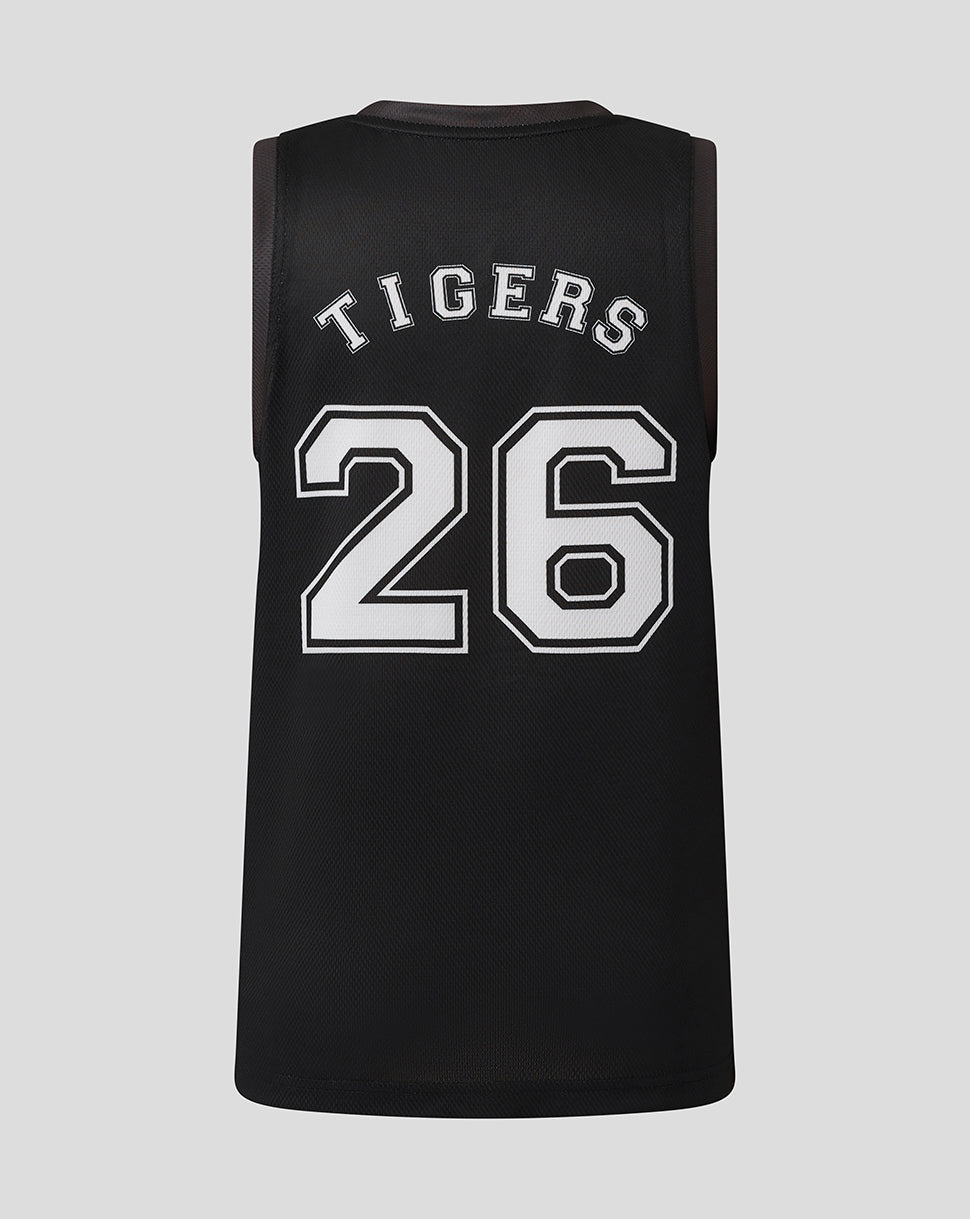 Leicester Tigers Junior 25/26 Training Basketball Vest - Caviar