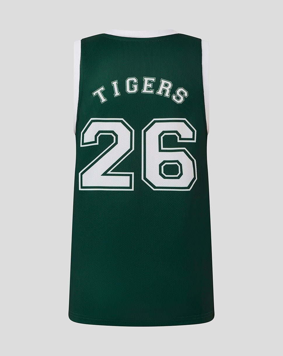 Leicester Tigers Junior 25/26 Training Basketball Vest - Botanical