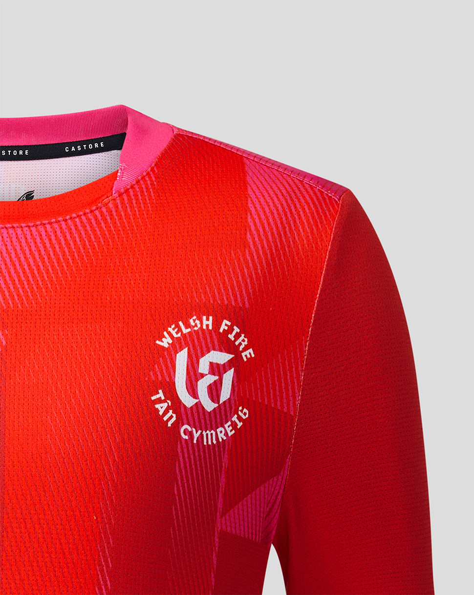 Welsh Fire The Hundred Junior 2026 Short Sleeve Stretch Jersey