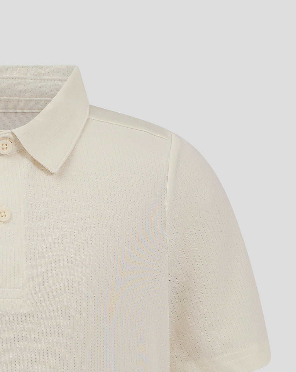 Junior Cricket Tech Playing Shirt - Cannoli Cream