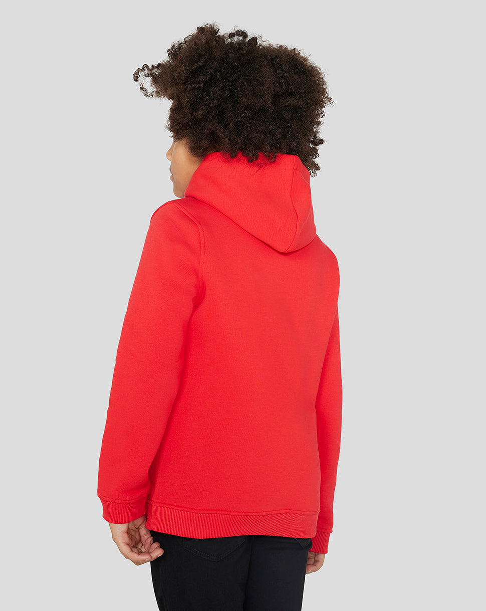Junior Oracle Red Bull Racing Core Overhead Hoodie - Flame Scarlet