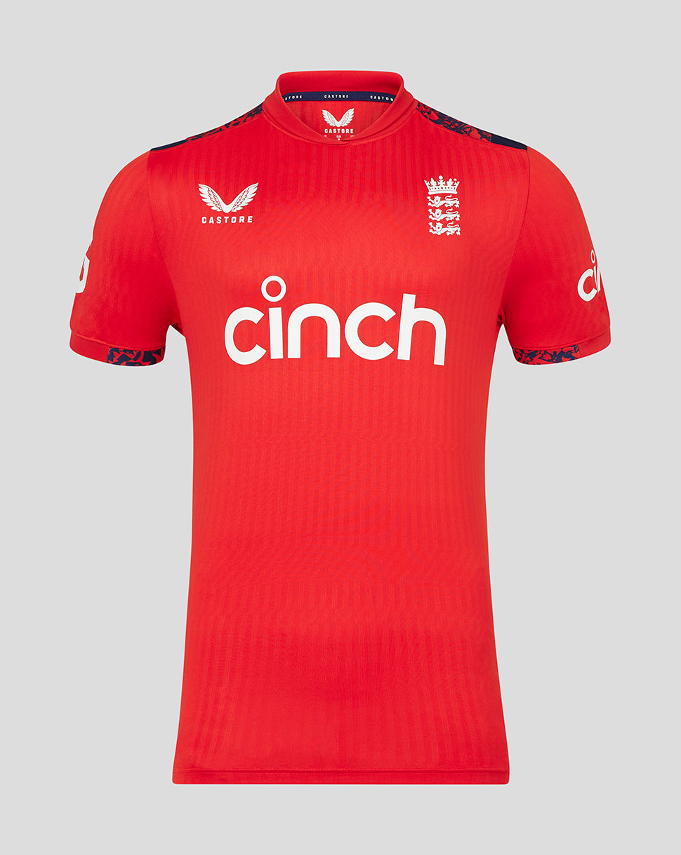 england cricket gear England Cricket Men's 24/25 T20 Short Sleeve Shirt – Castore