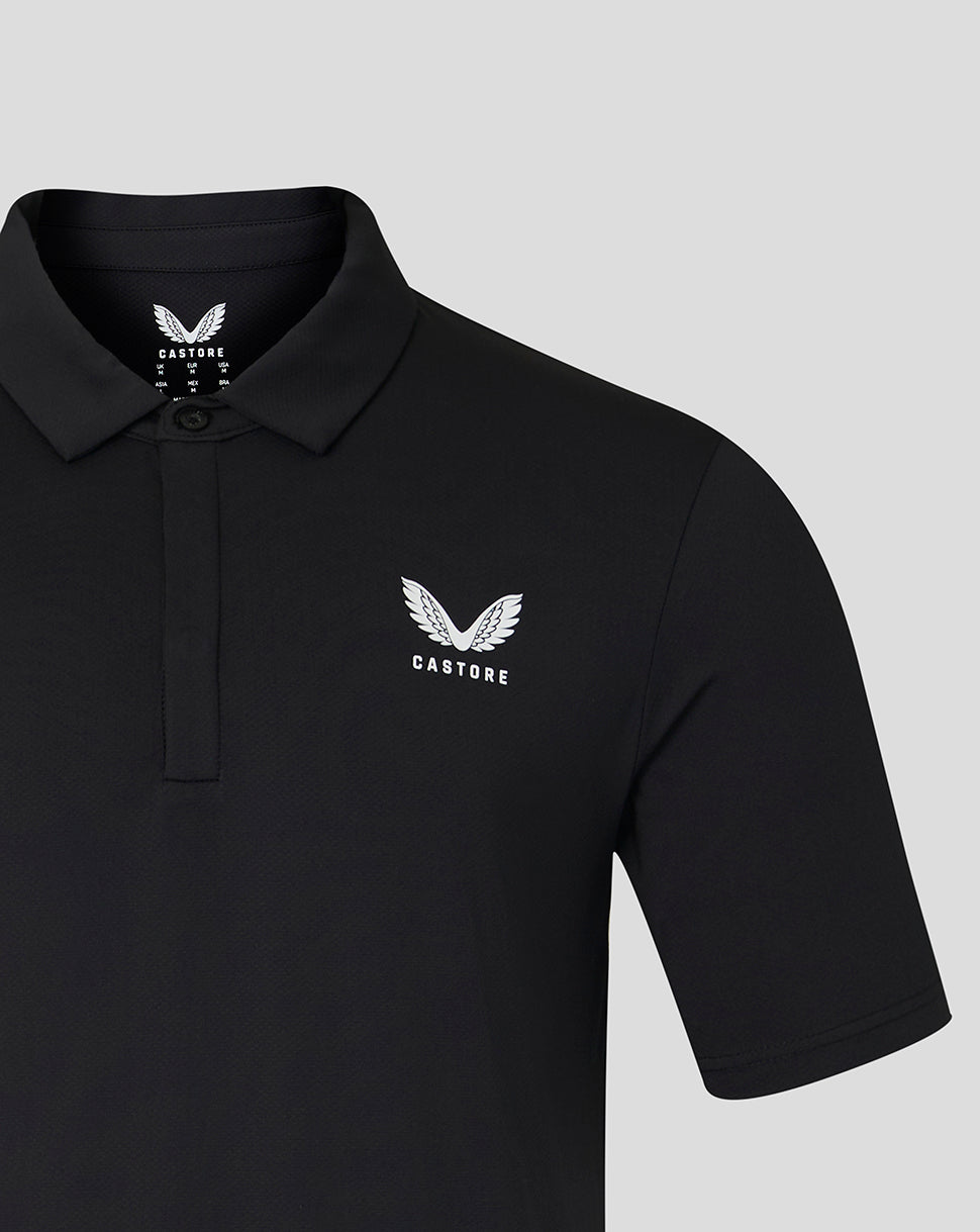 Short Sleeve Men's Polo - Black