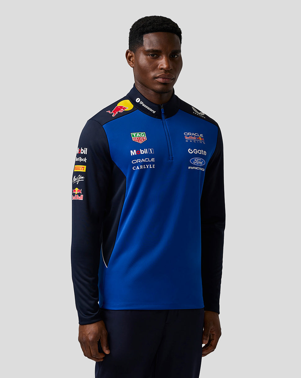 Oracle Red Bull Racing Unisex Teamline Quarter Zip Midlayer