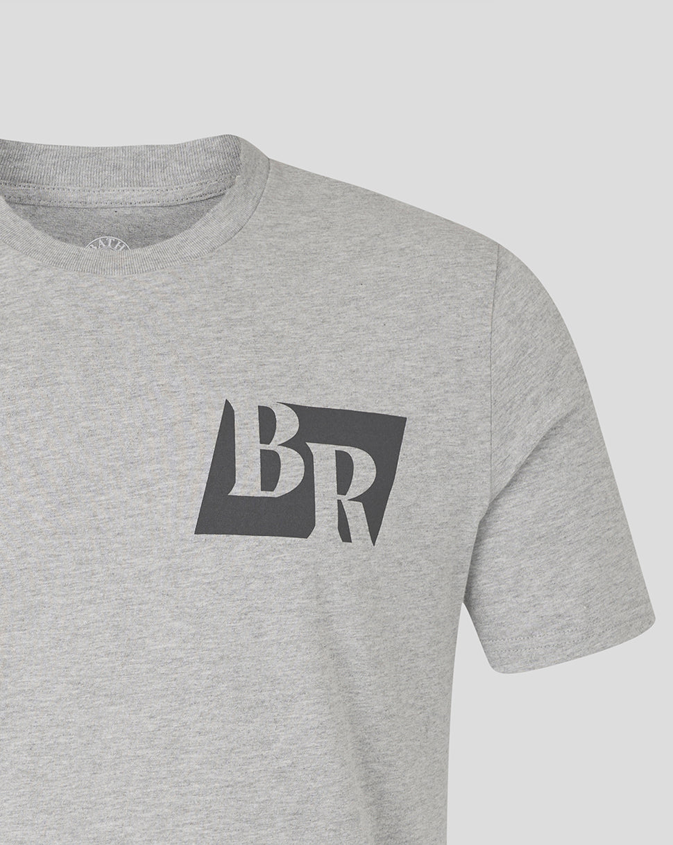 Bath Rugby Unisex Logo Rugby Tee - Heather Grey