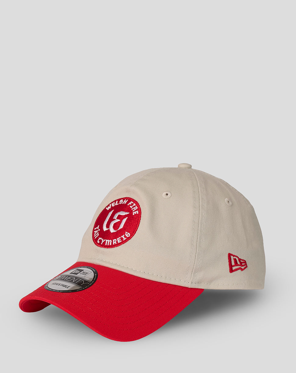 Welsh Fire New Era Unisex Contrast 9Twenty Cap - Beige
