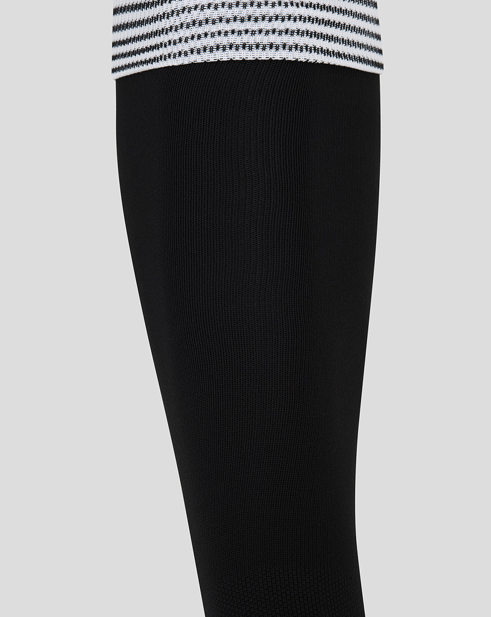 Sevilla Athletico full foot home GK sock in black with a white striped cuff