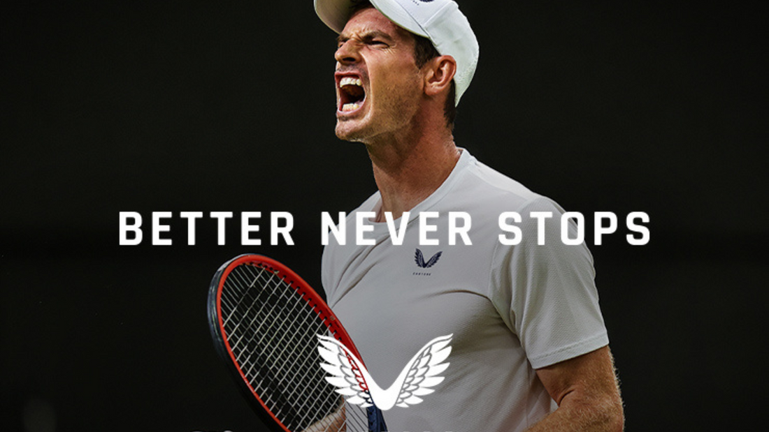 Better Never Stops; Andy Murray x Castore