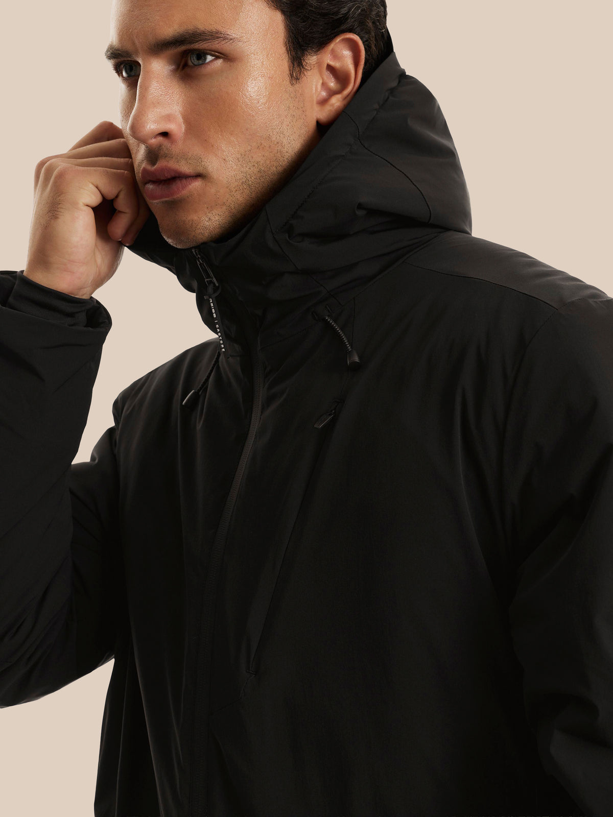 Men's Reiss x Castore Bench Jacket - Black - Black