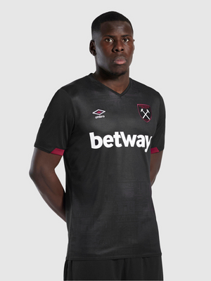 Men's West Ham 24/25 Away Jersey - Black