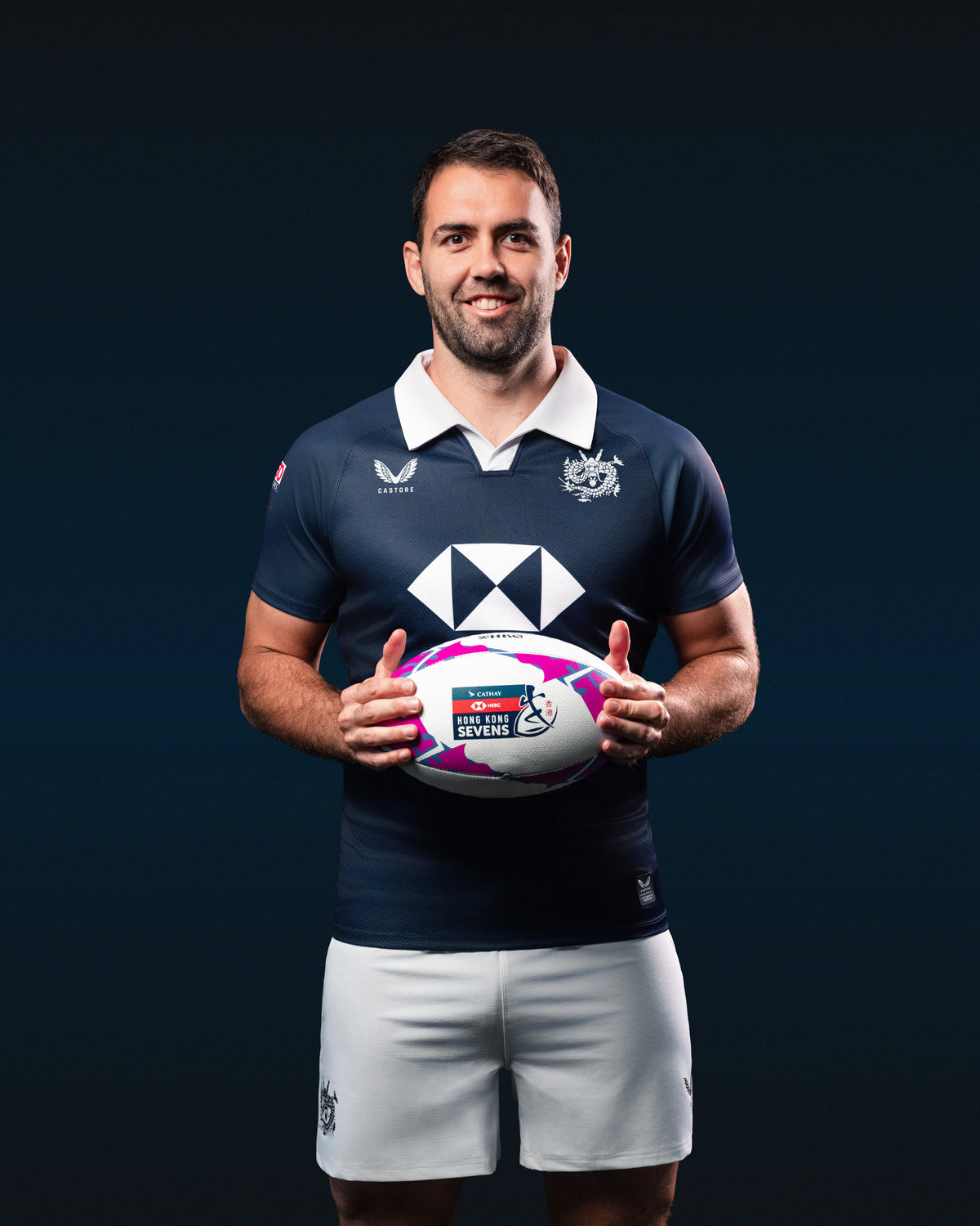 Hong Kong China Rugby Junior 2026 HK7s Limited Edition Home Replica Jersey - Navy
