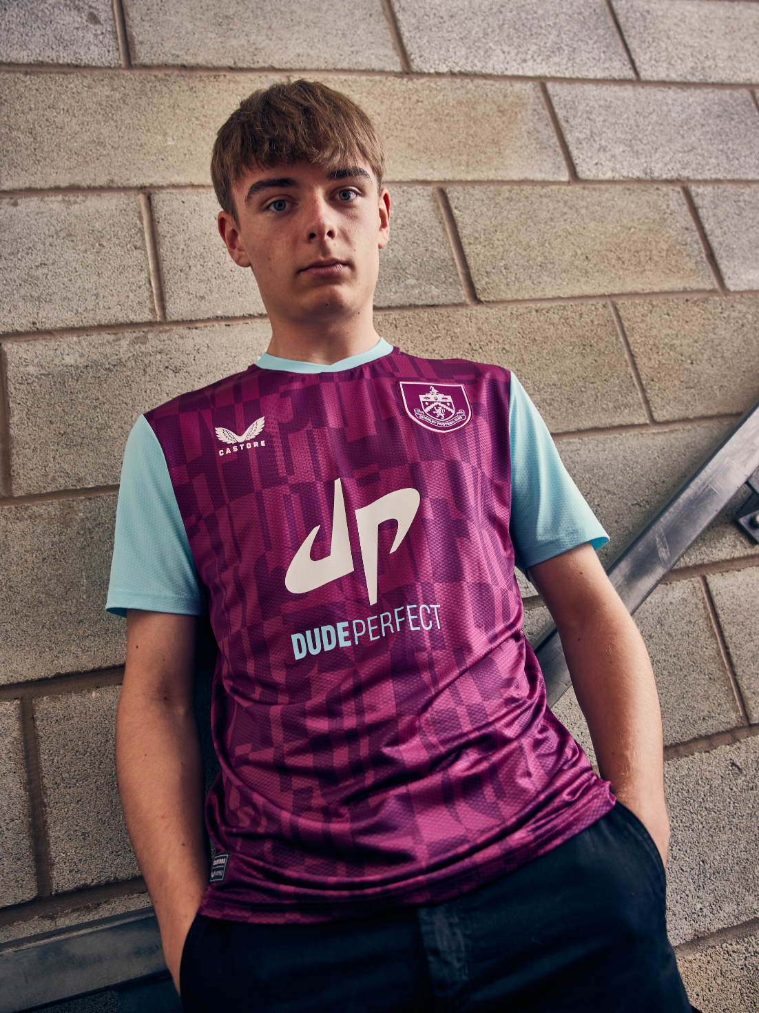 Burnley FC 24/25 Junior Home Shirt - Purple Potion/Tropical Breeze