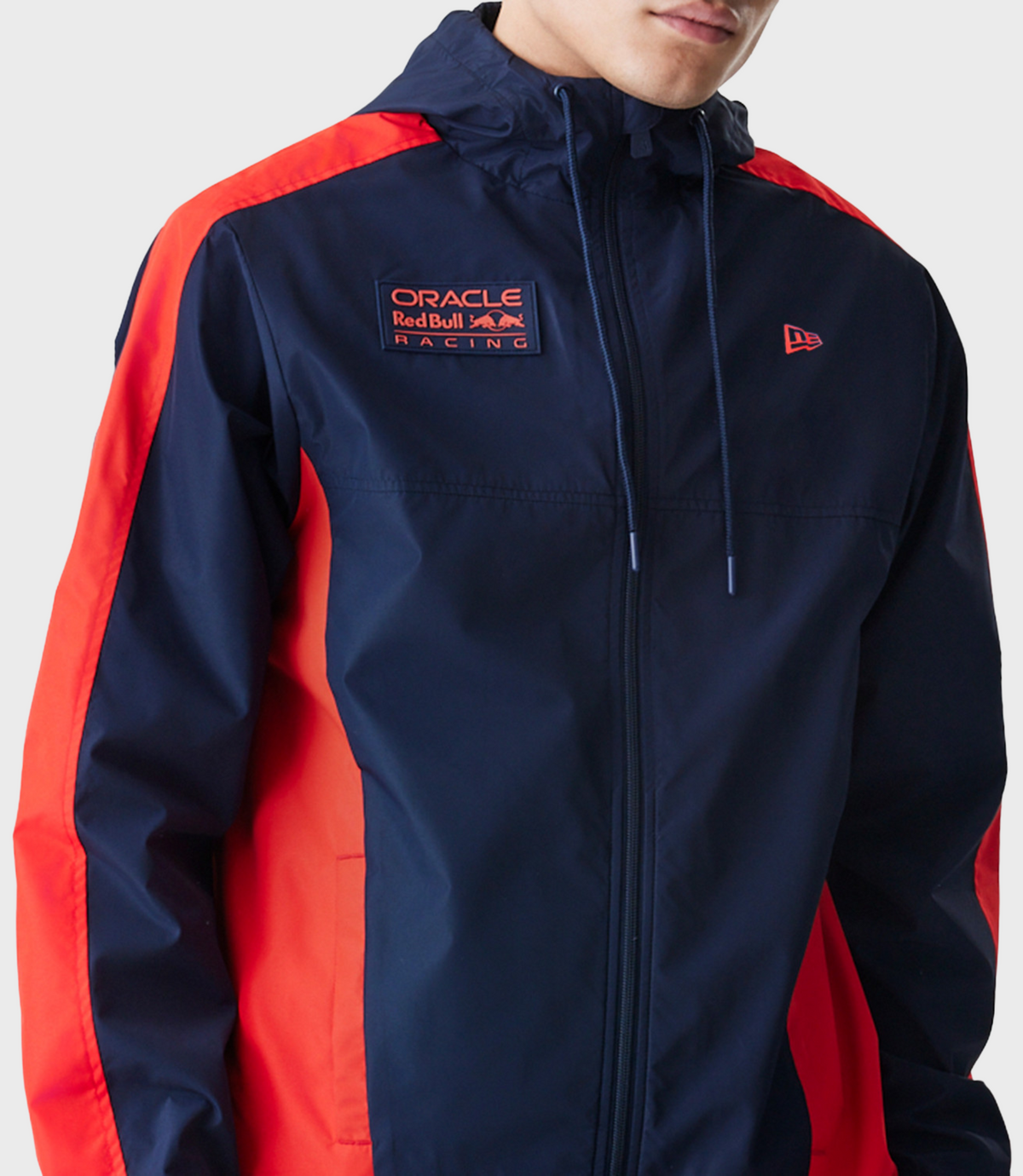 New Era Oracle Red Bull Racing Mens Windrunner Jacket - Dark Blue - Dark Blue