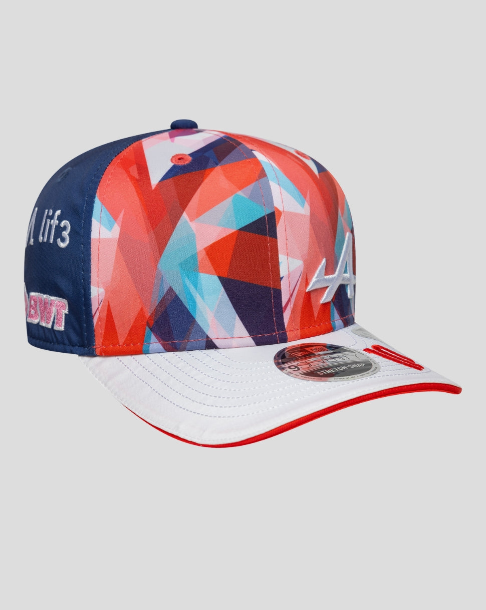 New Era Alpine Silverstone Pierre Gasly 9Seventy® Stretch Snap Cap - White - White