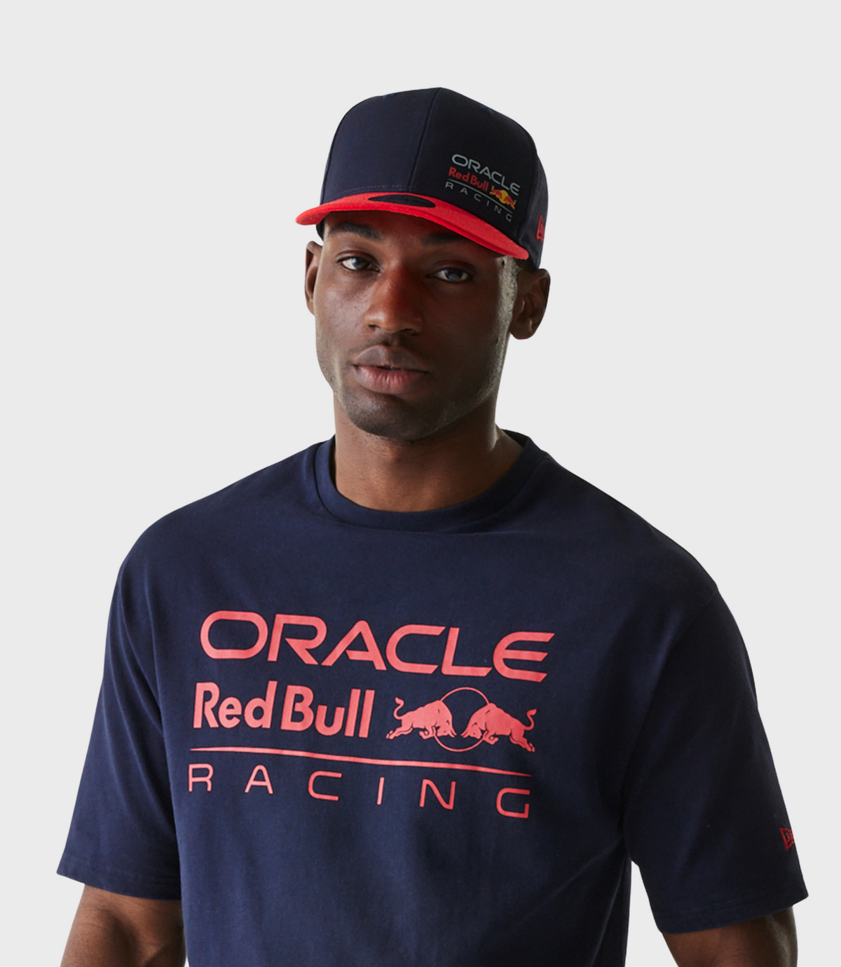 New Era Oracle Red Bull Racing Mens Oversized T-Shirt - Dark Blue - Dark Blue