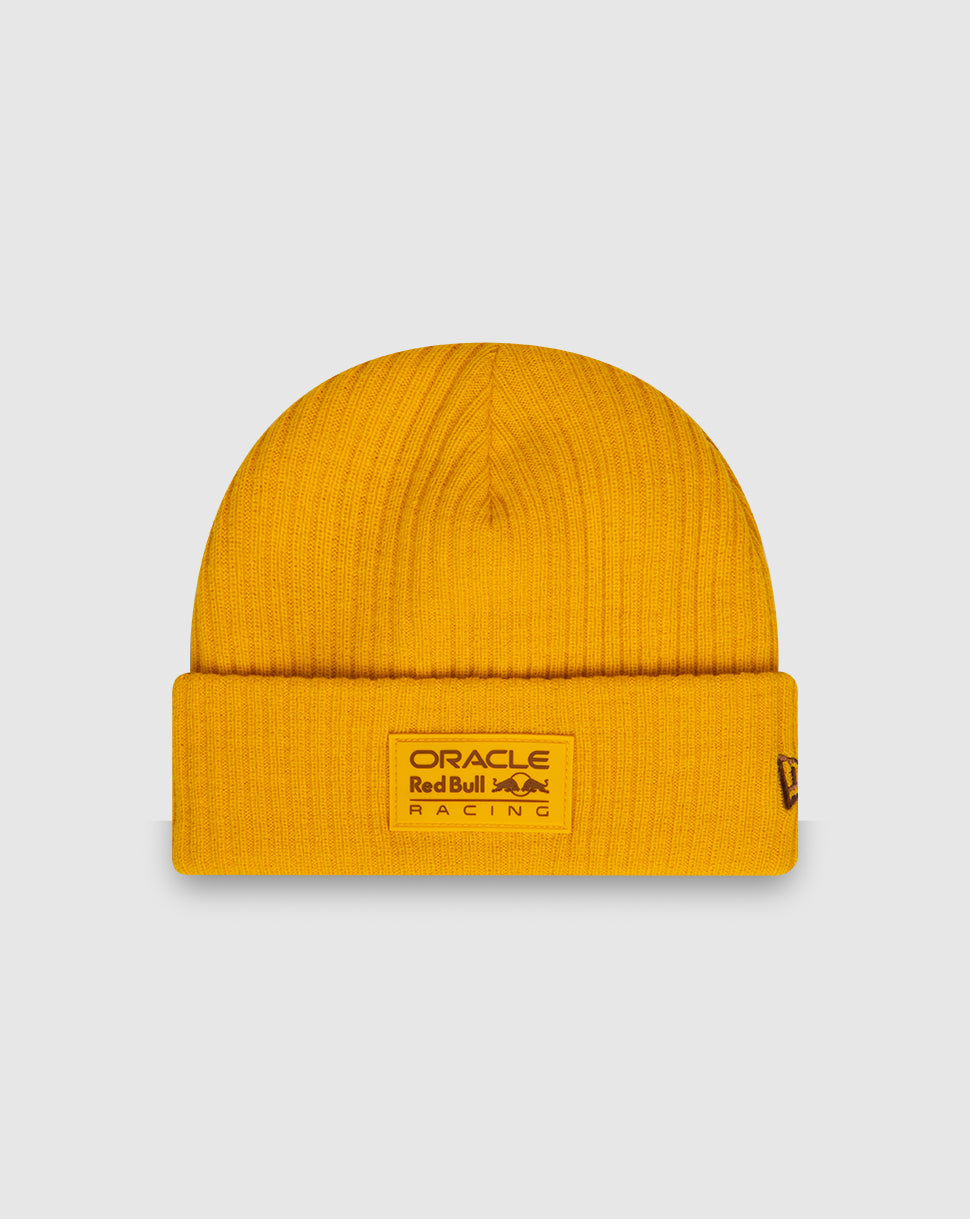 Oracle Red Bull Racing Short Cuff Beanie - Yellow