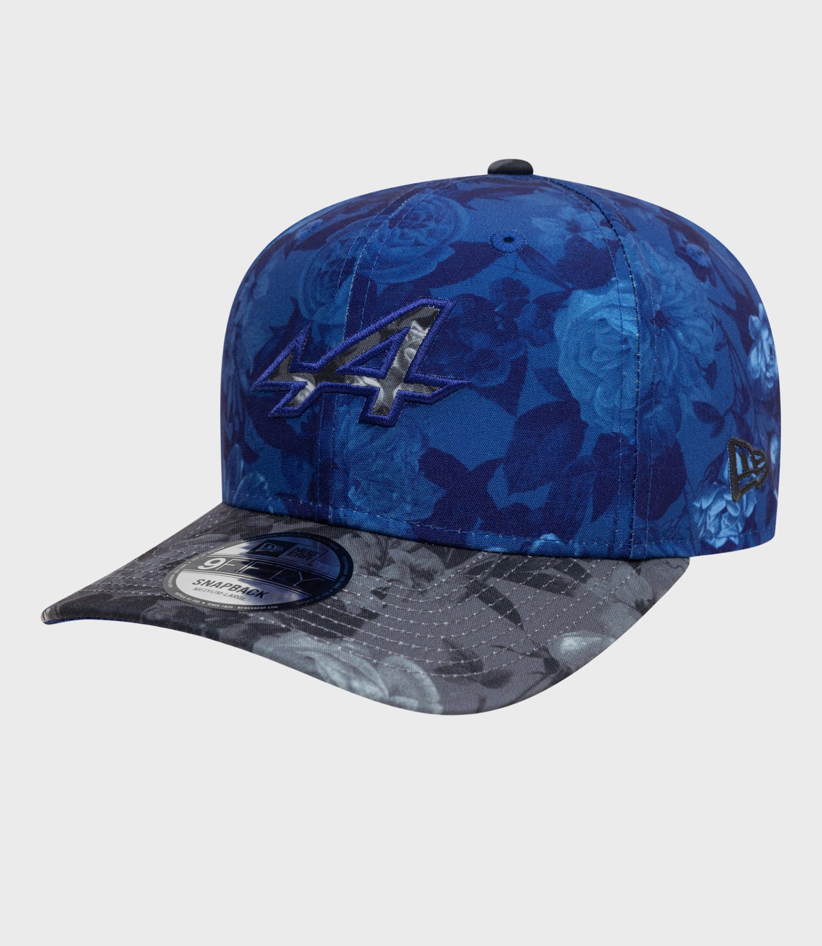 New Era Alpine Tonal Floral 9Fifty® Pre-Curve Cap - Navy - Navy