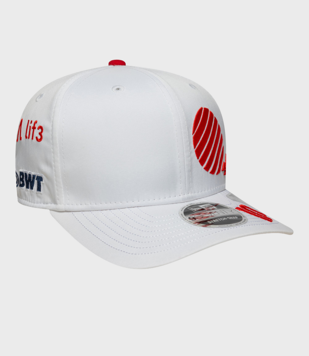 New Era Alpine Pierre Gasly Japan 9Seventy Stretch Snap Cap - White - White