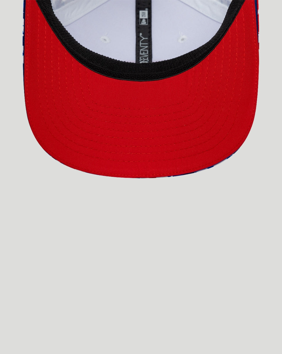 New Era x Official Haas Team Silverstone Race 9Seventy Stretch-Snap Cap - White - White