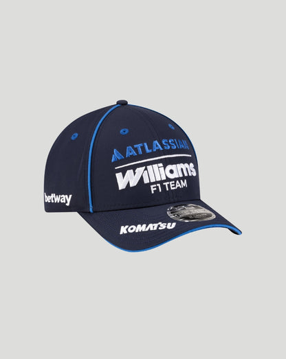 Atlassian Williams F1 Team navy cap with front logo and blue piping curved brim.