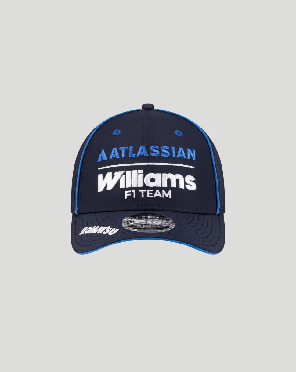 New Era x Williams Racing Team 9Forty M - Crown Adjustable Cap  - Navy - Navy