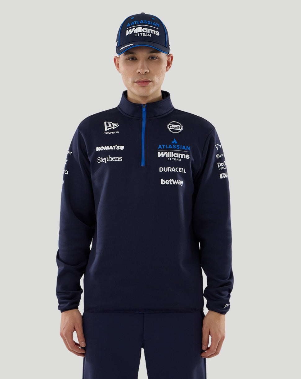 Williams Racing 2026 F1 Men's Team Quarter-Zip - Navy - Navy