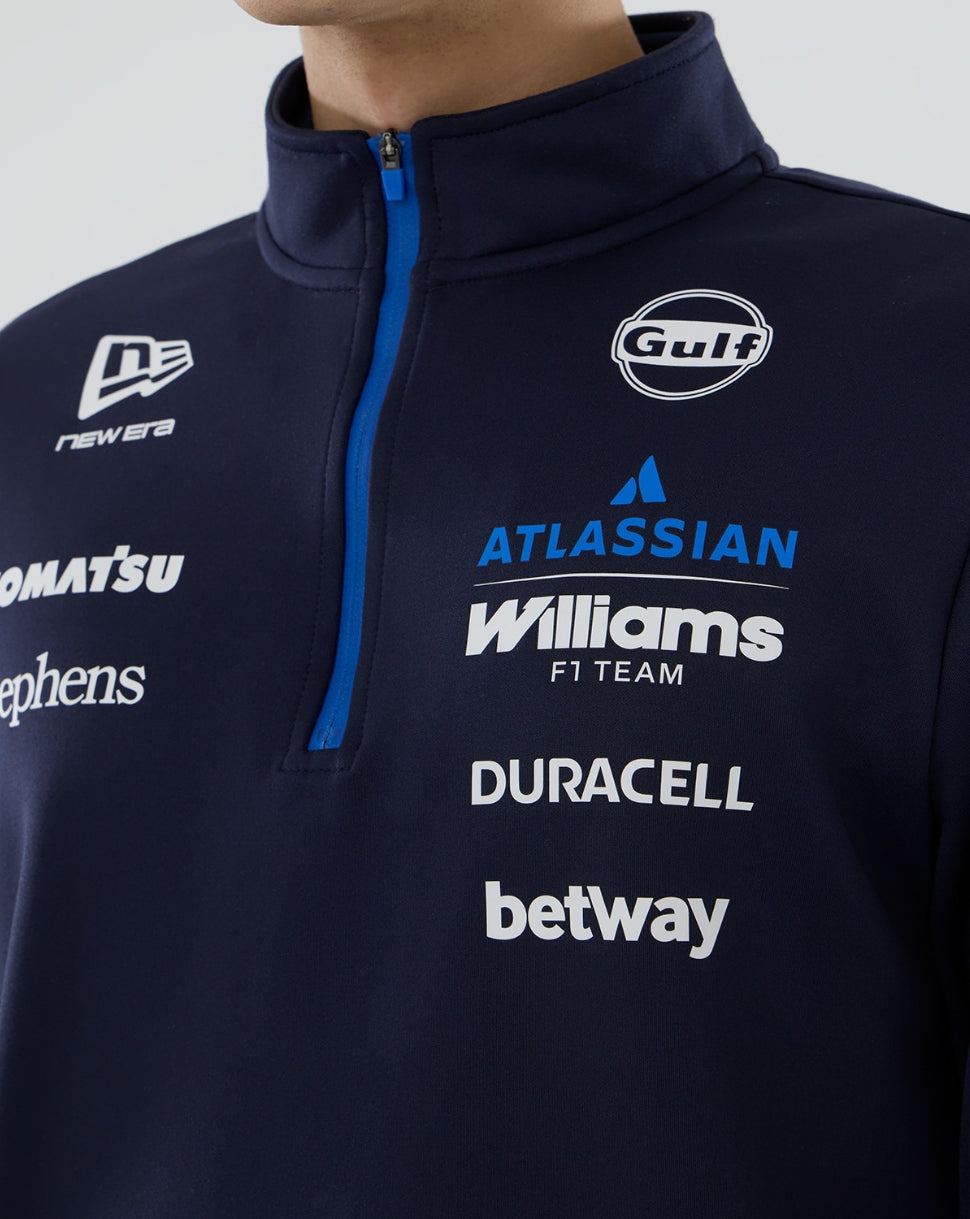 Williams Racing 2026 F1 Men's Team Quarter-Zip - Navy - Navy