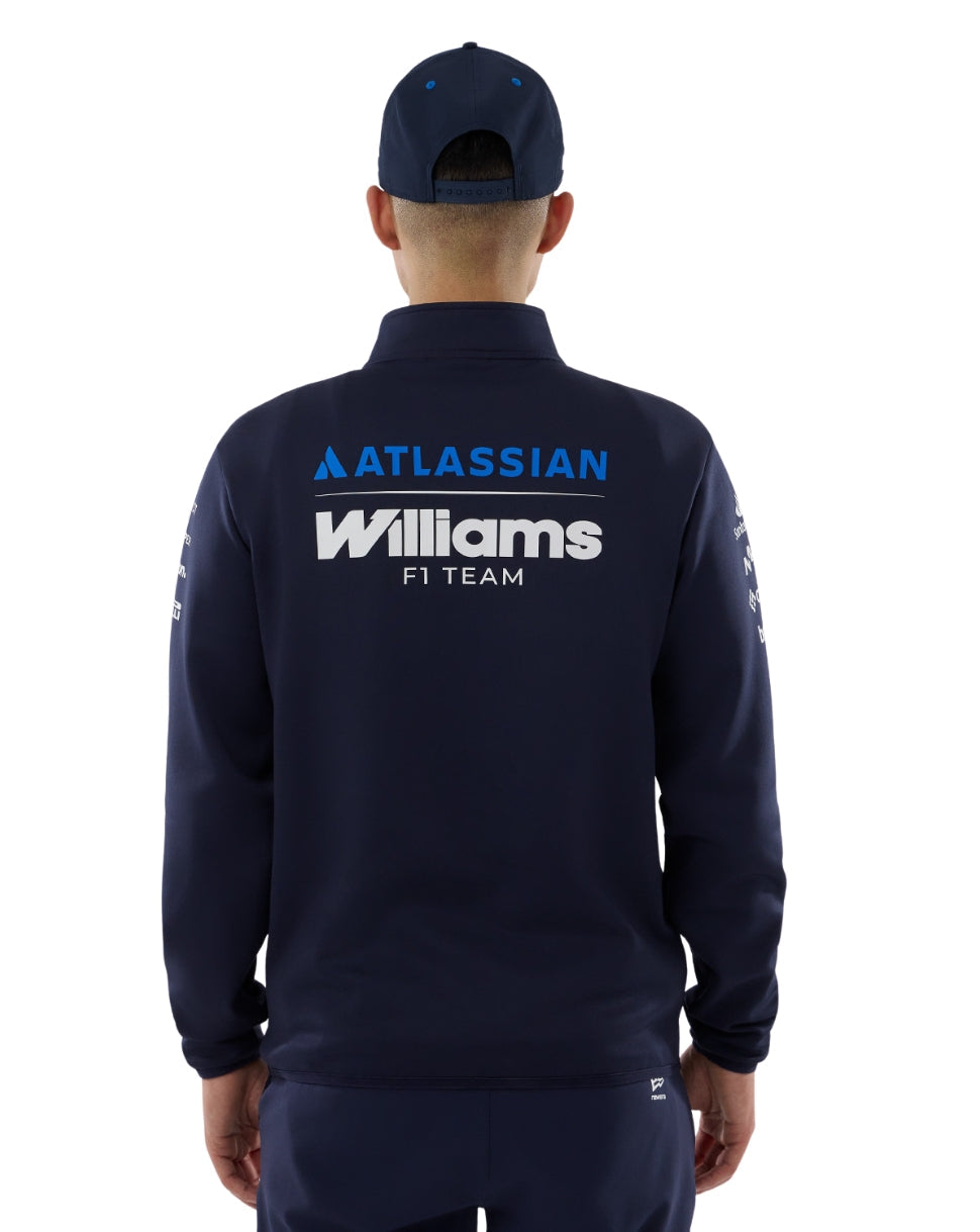 Williams Racing 2026 F1 Men's Team Quarter-Zip - Navy - Navy
