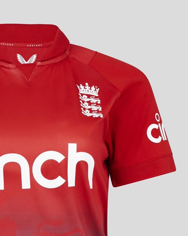 Women's England Cricket IT20 Short Sleeve Jersey