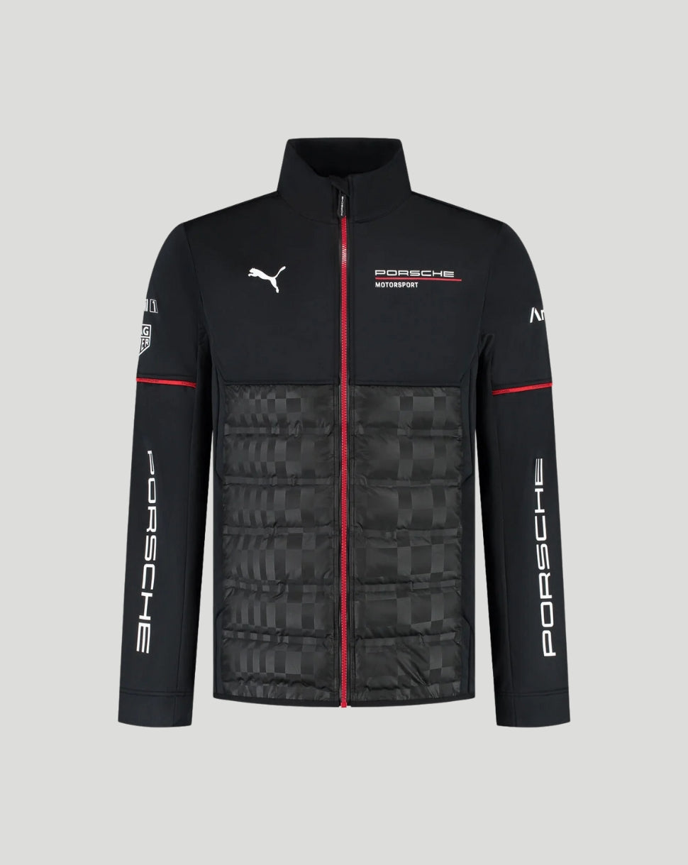 Men's Porsche Motorsport Team Hybrid Jacket - Black