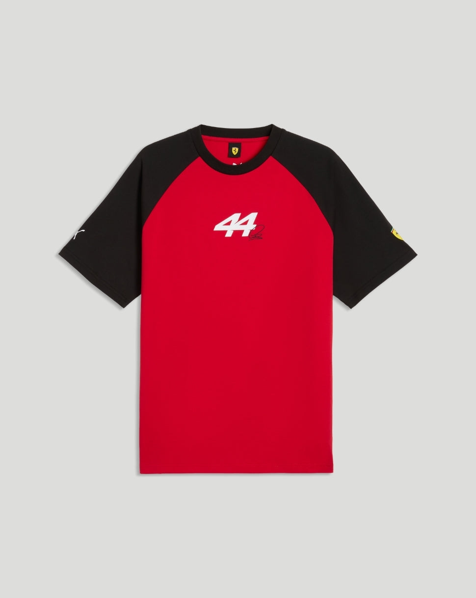Scuderia Ferrari Men's Hamilton T-Shirt - Rosso Corsa - Rosso Corsa