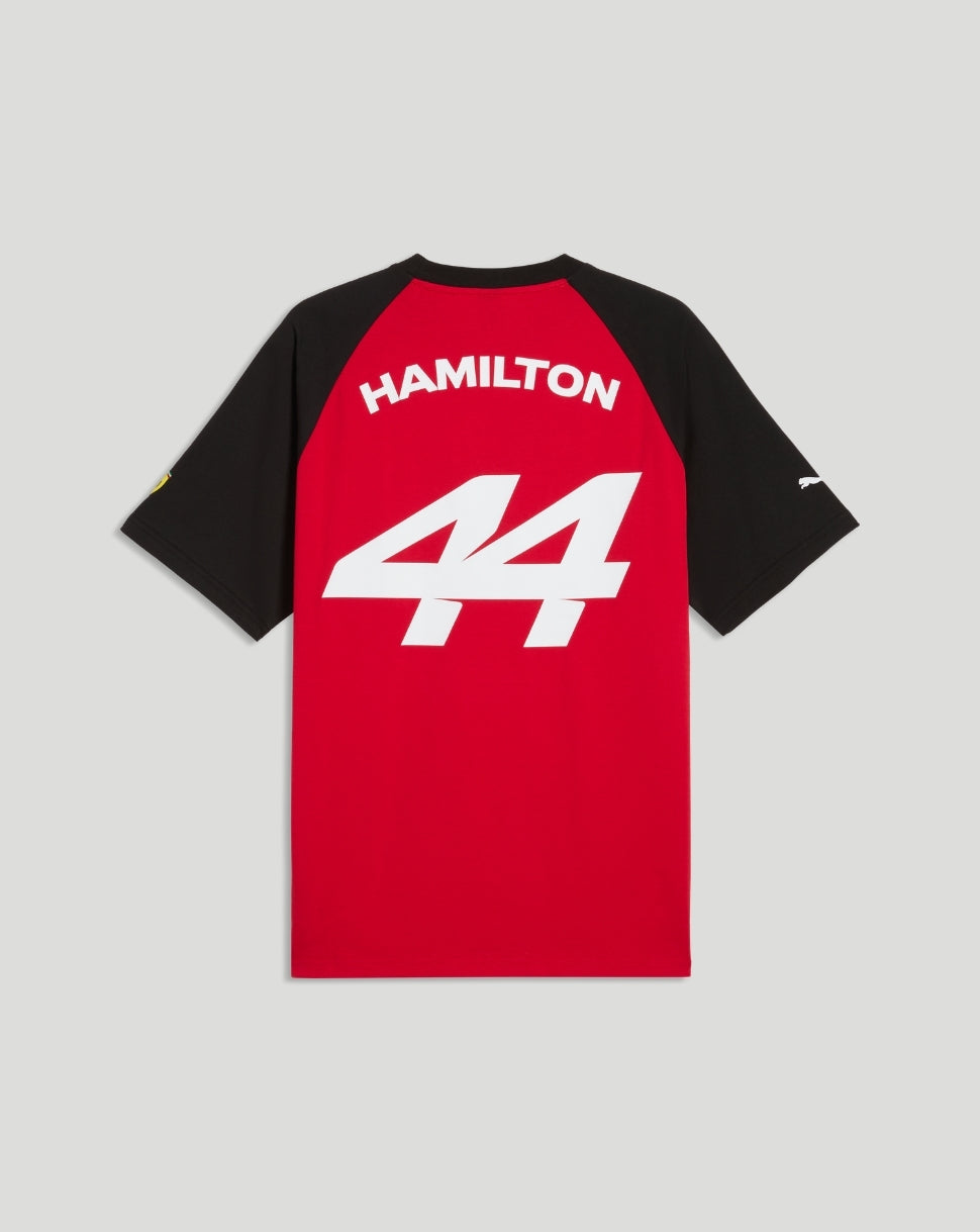 Scuderia Ferrari Men's Hamilton T-Shirt - Rosso Corsa - Rosso Corsa