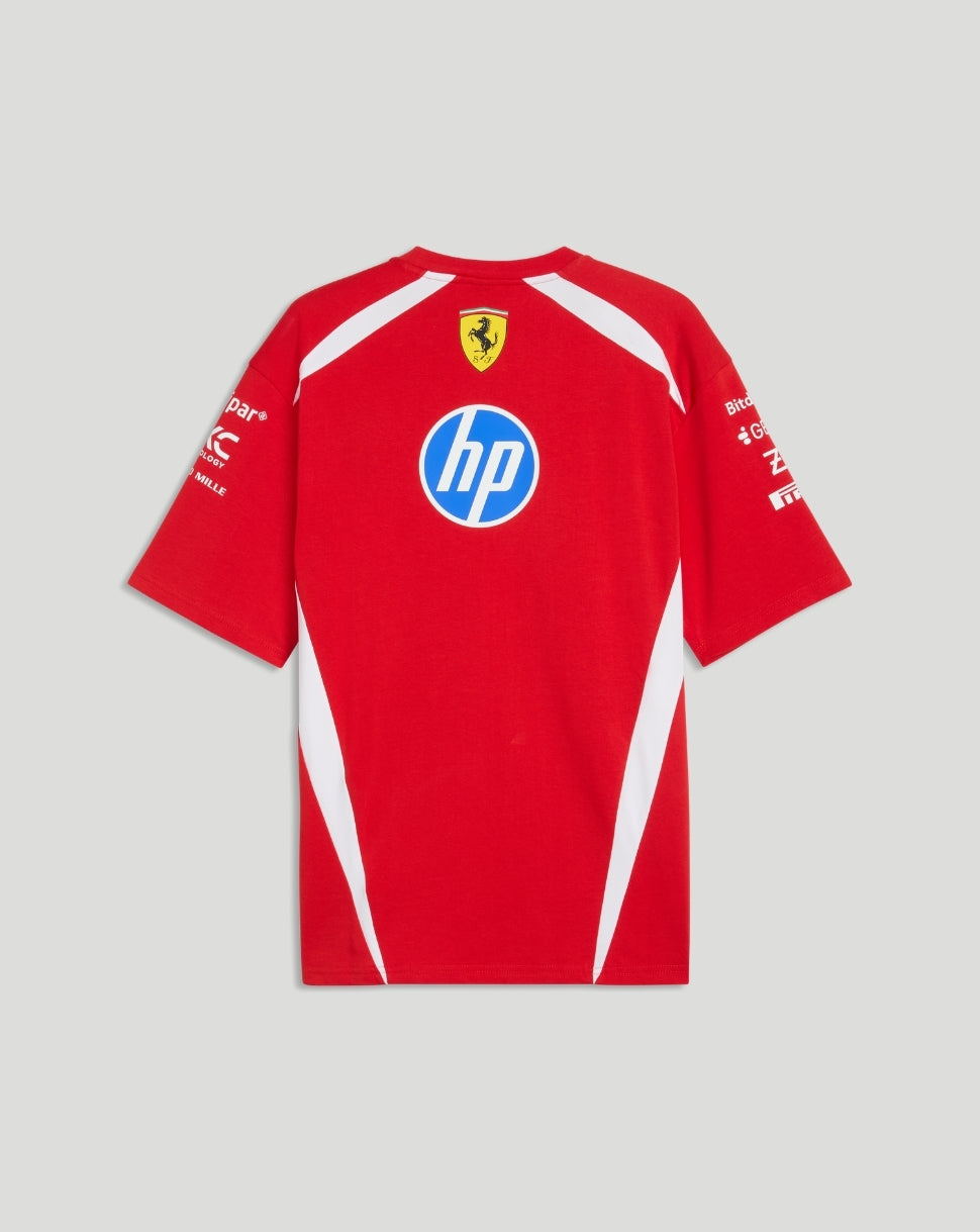 Scuderia Ferrari Men's Team Drivers T-Shirt - Red - Red